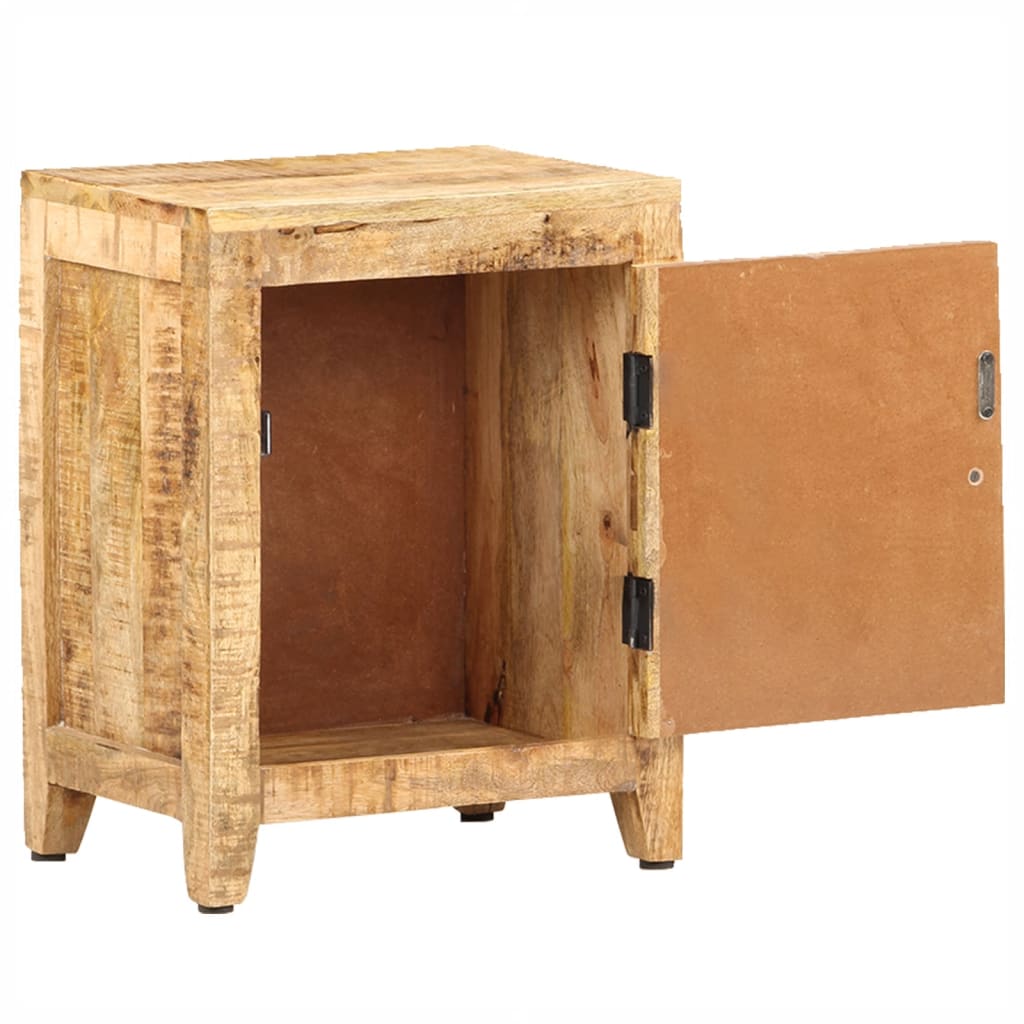 vidaXL Bedside Cabinet 15.7"x11.8"x19.7" Solid Wood Mango