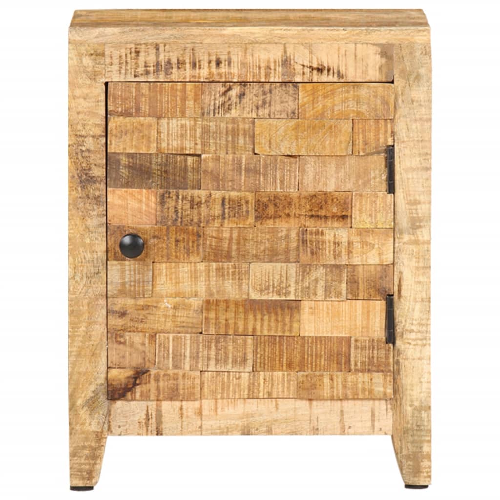 vidaXL Bedside Cabinet 15.7"x11.8"x19.7" Solid Wood Mango